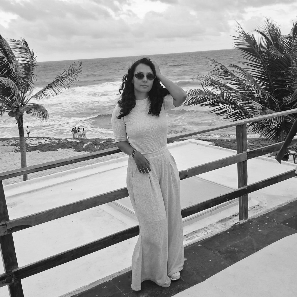 Carolina frente al mar